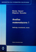 Analiza matematyczna 1