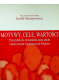 Motywy cele wartości