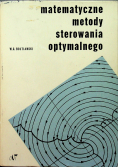 Matematyczne metody sterowania optymalnego