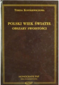 Polski wiek świateł Obszary swoistości