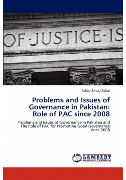 Problems and Issues of Governance in Pakistan