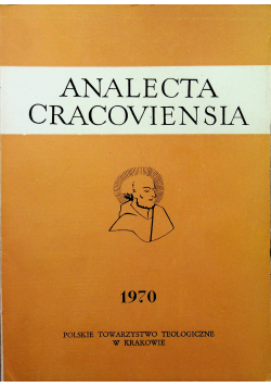 Analecta Cracoviensia 1970