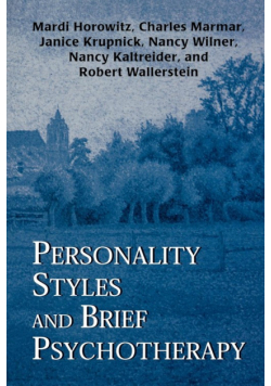Personality Styles and Brief Psychotherapy