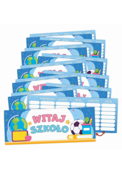 Zakładki do książek - Witaj szkoło 01 10szt