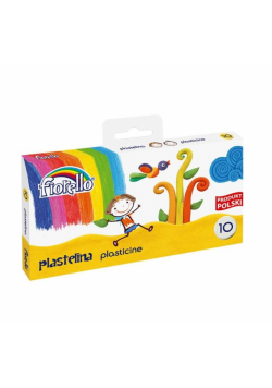 Plastelina 10 kolorów FIORELLO