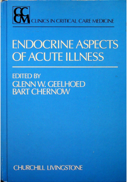 Endocrine aspects of acute illness