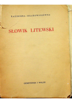 Słownik litewski 1936 r.