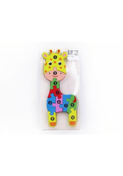 Puzzle drewniane - żyrafka