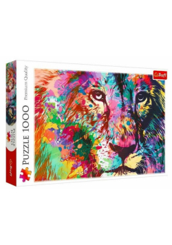 Puzzle 1000 Kolorowy lew TREFL