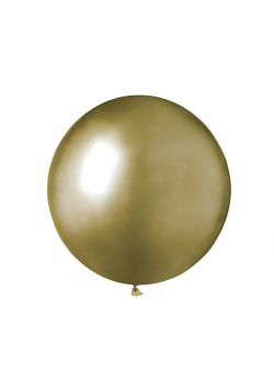 Balony chromowane złote 48cm 25szt