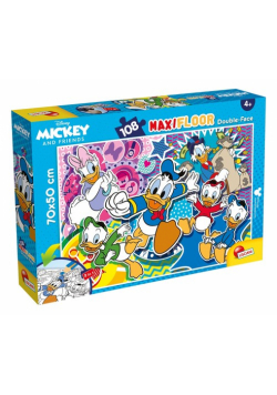 Puzzle dwustronne Maxi podłogowe Kaczor Donald 108