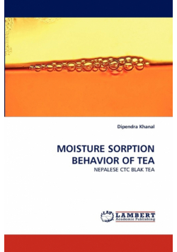 Moisture Sorption Behavior Of Tea