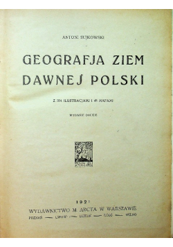 Geografja ziem dawnej Polski 1921 r.