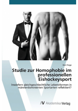 Studie zur Homophobie im professionellen Eishockeysport