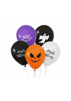 Balony Happy Halloween 5szt