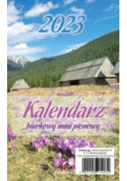 Kalendarz 2023 Biurkowy mini pionowy ARTSEZON