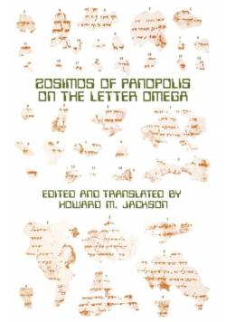 Zosimos of Panopolis on the Letter of Omega