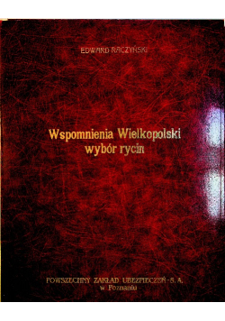 Wspomnienia Wielkopolski wybór rycin