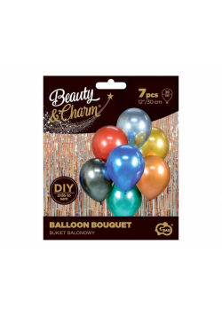 Balony Beauty&Charm bukiet 30cm 7szt