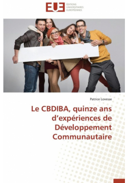 Le cbdiba, quinze ans d expériences de développement communautaire