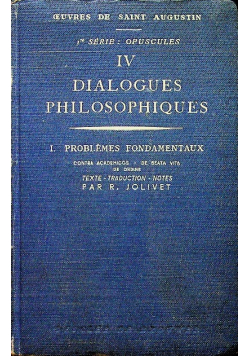 Dialogues Philosophiques Tom IV 1939 r.