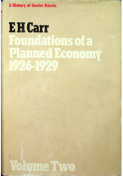 Fundations of a Planned Economy 1926 1929