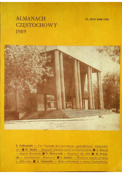 Almanach Częstochowy 1989