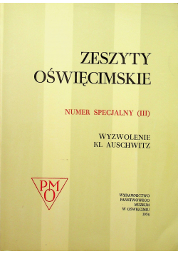 Zeszyty oświęcimskie Numer specjalny