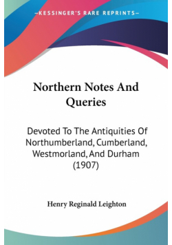 Northern Notes And Queries