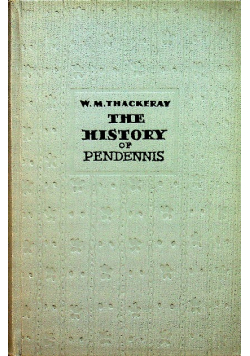 The history of pendennis
