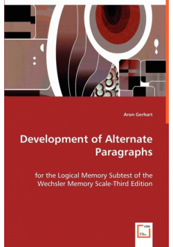 Development of Alternate Paragraphs