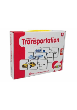 Puzzle edukacyjne transport 10el