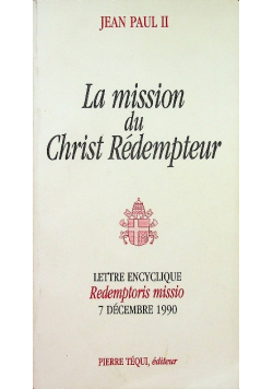 La mission du Christ Redempteur