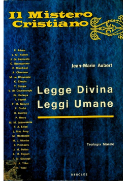 Legge Divina Leggi Umane