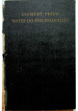 Wstęp do psychoanalizy 1935 r