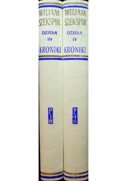 Szekspir Dzieła dramatyczne tom  III i IV