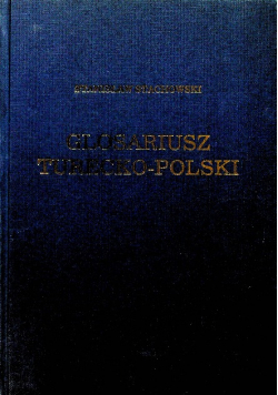 Glosariusz turecko - polski