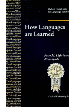 How Languages are Learned