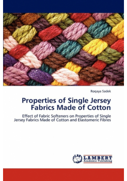 Properties of Single Jersey Fabrics Made of Cotton