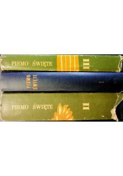 Pismo Święte Starego i Nowego Testamentu tom 1 do 3