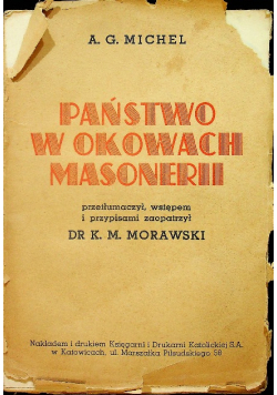 Państwo w okowach masonerii 1937 r.