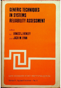 Generic Techniques in System Reliability Assessment