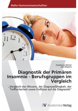 Diagnostik der Primären Insomnie - Berufsgruppen im Vergleich