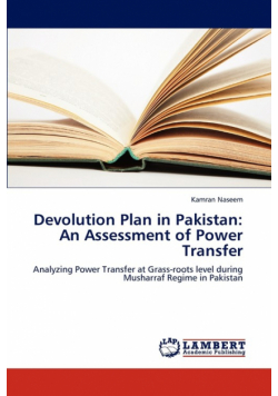 Devolution Plan in Pakistan