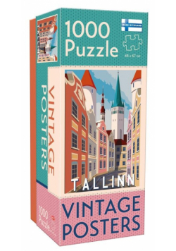 Puzzle 1000 Vintage Cities Tallinn