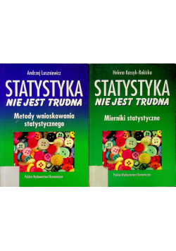 Statystyka nie jest trudna zestaw 2 tomy