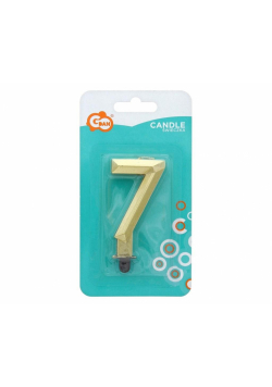 Świeczka Cyfra 7 Diament 7.6cm