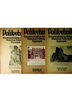 Politechnika Czasopismo naukowo Techniczne 3 numery 1946 r