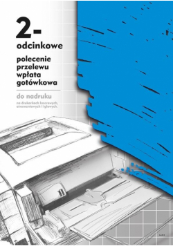 2-odcinkowe polecenie przelewu - wpłata... F-110-2