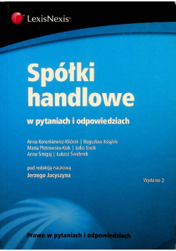 Spółki handlowe w pytaniach i odpowiedziach wydanie 2